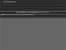 Tablet Screenshot of josesblog.com